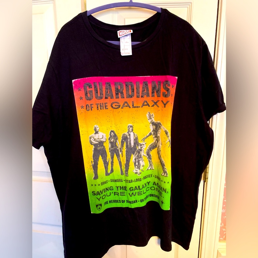 Marvel Guardians Of Galaxy -Galaxy Tour T-shirt Disney Park Sz XXl